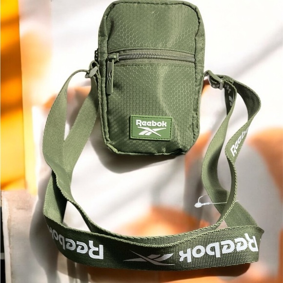 Reebok Handbags - Reebok Green Crossbody Bag